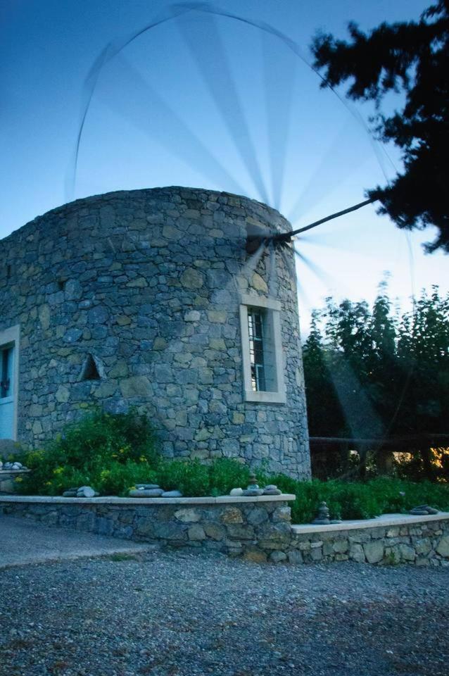 Authentic Cretan Stone Windmill Villa Sitia  Luaran gambar